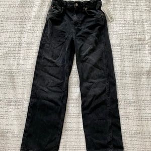 Zara Girls Jeans - Straight Fit, Size 11-12 Black